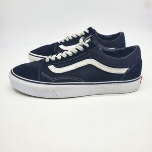 Vans Shoe Men's 10 Women's 8.5 Old Skool Black Suede Athletic Casual Sneakers